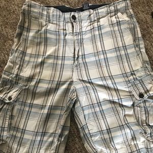 Bass Plaid cargo shorts